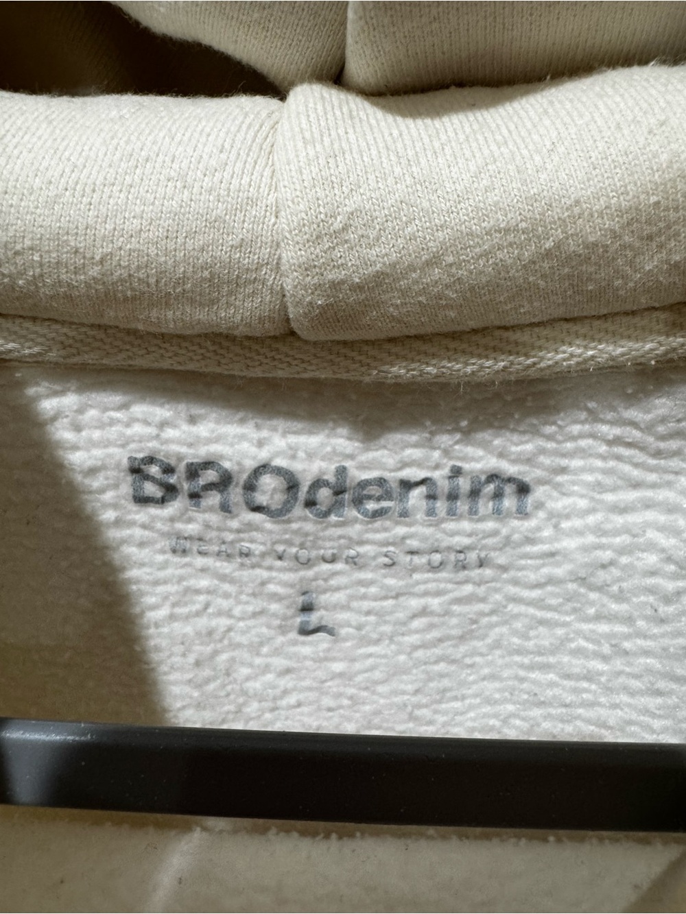 BRODenim Size L Edgartown, MA ‘Catch Ferries Not Feelings’ hoodie New England - Picture 5 of 7